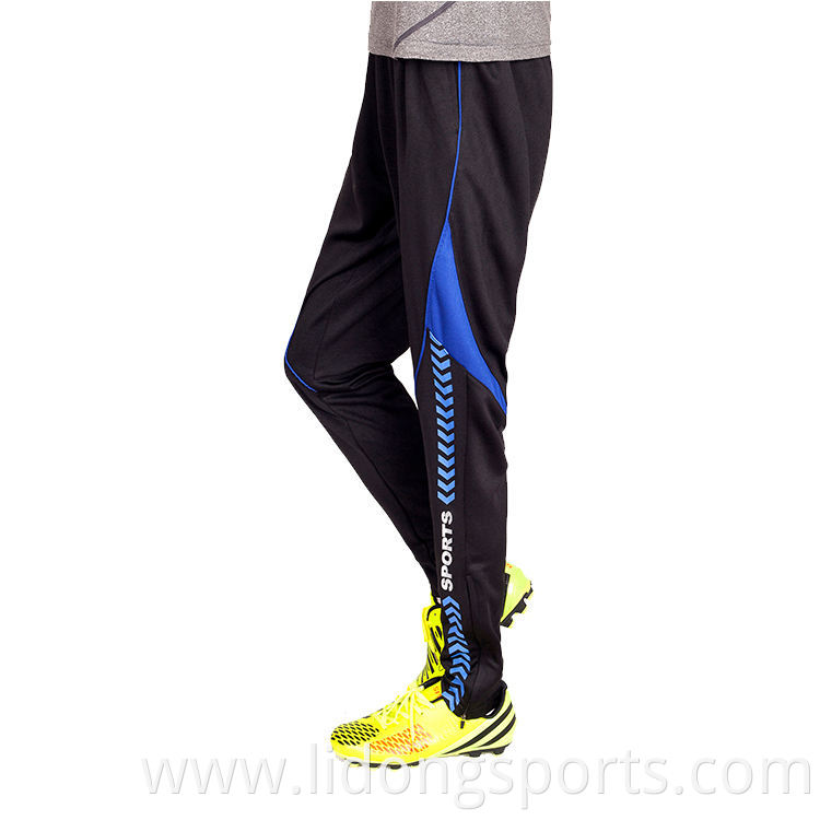 Wholesale orders high quality tracksuit bottoms polyester elastic soccer training pants